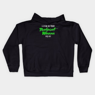 Transplant warrior i fought the battle and won Kids Hoodie